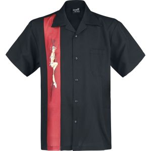 Oblečení Steady Košile Single Pin Up Panel Košile černá