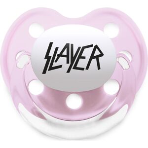 Slayer Metal-Kids - Logo Schnuller ružová/cerná