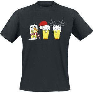 Alcohol & Party Xmas Beer Tričko černá