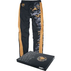 EMP Special Collection Sportovní tréninkové kalhoty s kamufláž potiskem Tepláky černá