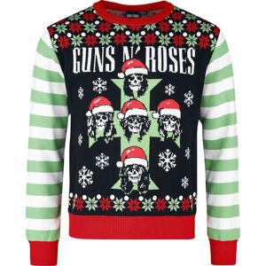 Guns N' Roses Holiday Sweater 2022 Mikina vícebarevný