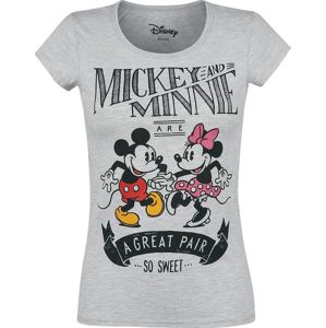 Mickey & Minnie Mouse Mickey & Minnie Mouse - A Great Pair dívcí tricko prošedivelá