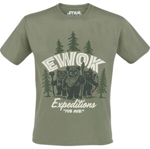 Star Wars Ewok Expeditions Tričko zelená