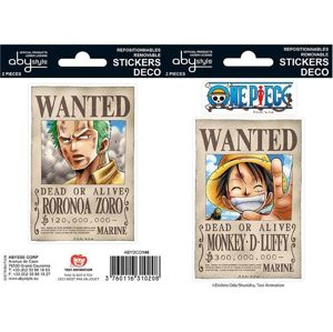 One Piece Wanted - Sticker sada nálepek vícebarevný