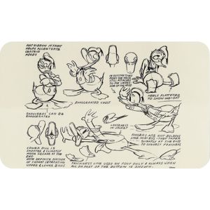 Mickey & Minnie Mouse Donald Duck Sketch Krájecí prkénko vícebarevný