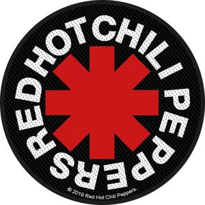 Red Hot Chili Peppers Asterisk nášivka cerná/cervená/bílá