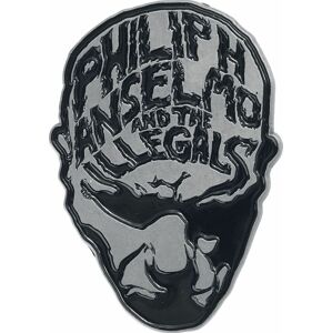 Phil H. Anselmo & The Illegals Face Odznak cerná/stríbrná