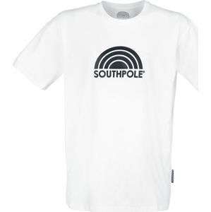 Southpole Tričko s logem Tričko bílá