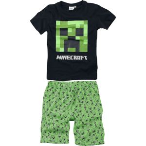 Minecraft Creeper Dětská pyžama cerná/zelená