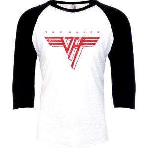 Van Halen Red Logo Tričko s dlouhým rukávem bílá/cerná