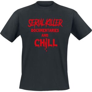 Sprüche Serial Killer And Chill Tričko černá