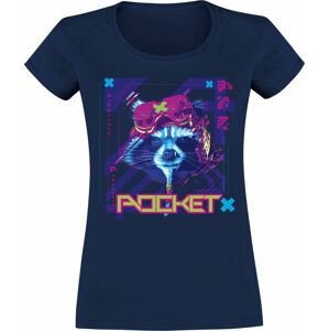Strážci galaxie The Game - Rocket Dámské tričko modrá