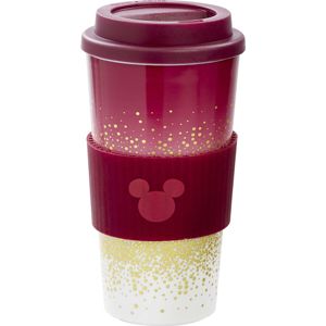 Mickey & Minnie Mouse Berry Glitter kávový šálek vícebarevný