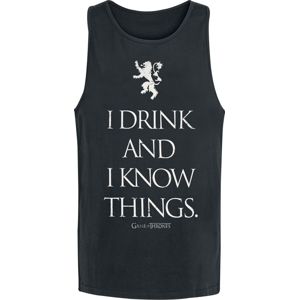 Game Of Thrones I Drink And I Know Things tílko černá