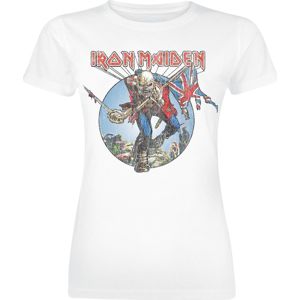 Iron Maiden Burst Trooper Dámské tričko bílá