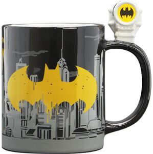 Batman Bat-Signal & Batman 3D Tasse Hrnek cerná/šedá/žlutá