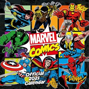 Marvel Nástěnný kalendář 2021 - Comics Classic Nástenný kalendár vícebarevný