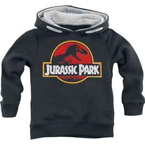 Jurassic Park Kids - Classic Logo detská mikina s kapucí černá
