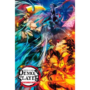 Demon Slayer Key Art plakát vícebarevný