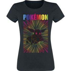 Pokémon Evoli - Regenbogen Dámské tričko černá