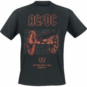 AC/DC For Those About To Rock Tričko černá