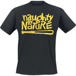Naughty by Nature Yellow Classic Tričko černá