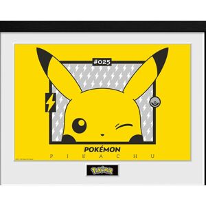 Pokémon Pikachu - Wink Zarámovaný obraz standard