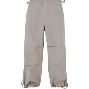 Urban Classics Popelínové kalhoty v parašutistickém stylu Baggy kalhoty písková