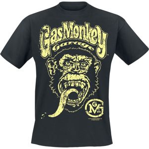 Gas Monkey Garage Big Brand Logo Tričko černá