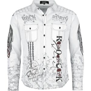 Rock Rebel by EMP Košile s potisky Rock Rebel Košile bílá