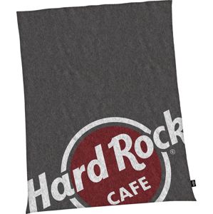 Hard Rock Cafe Hard Rock Cafe Logo Flísová deka šedá/cervená