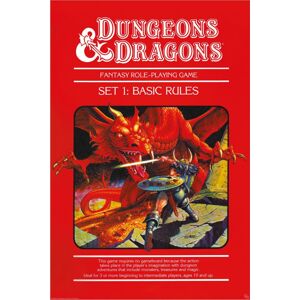 Dungeons and Dragons Basic Rules plakát vícebarevný