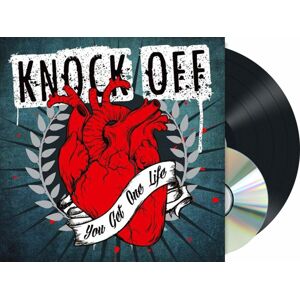 Knock Off You get one life LP & CD stríbrná