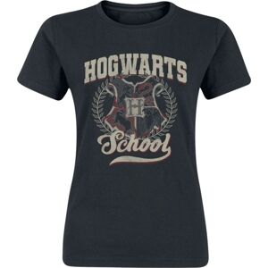 Harry Potter Hogwarts School Distress Dámské tričko černá
