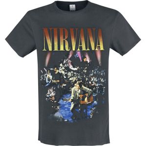 Nirvana Amplified Collection - Unplugged In New York Tričko charcoal