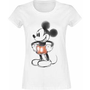 Mickey & Minnie Mouse Micky Dámské tričko bílá