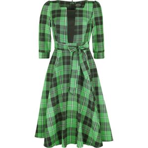 H&R London Kostkované šaty šaty zelená/cerná