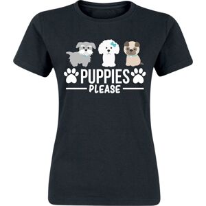 Tierisch Puppies Please Dámské tričko černá