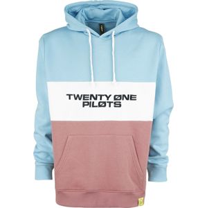 Twenty One Pilots Color Block Logo Mikina s kapucí vícebarevný