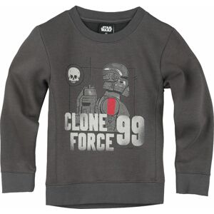 Star Wars Kids - The Bad Batch - Clone Force 99 detská mikina tmavě šedá