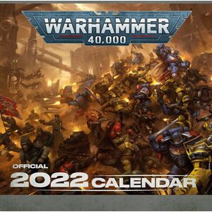 Warhammer 40.000 Wandkalender 2022 Nástenný kalendář vícebarevný