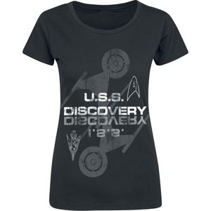 Star Trek Discovery - U.S.S. / I.S.S. dívcí tricko černá