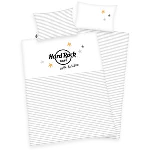 Hard Rock Cafe Hard Rock Cafe Bio Bettwäsche Ložní prádlo bílá/cerná