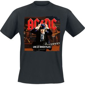 AC/DC Live At River Plate Columbia Records Tričko černá