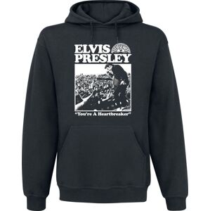 Presley, Elvis A Heartbreaker Mikina s kapucí černá