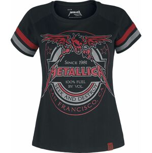 Metallica Dámské tričko cerná/cervená