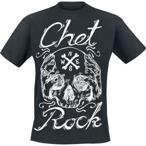 Chet Rock Chet Rock Skull tricko černá