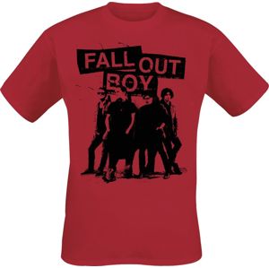 Fall Out Boy Band Photo tricko červená