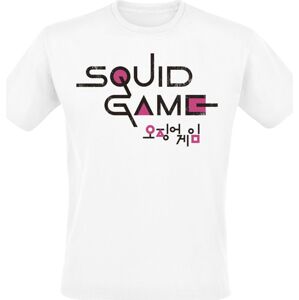 Squid Game Logo Tričko bílá