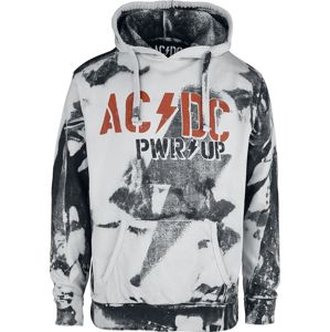 AC/DC PWR Painted Mikina s kapucí šedobílá/šedá